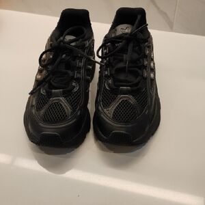 Adidas Woman's Black Mesh Sneakers